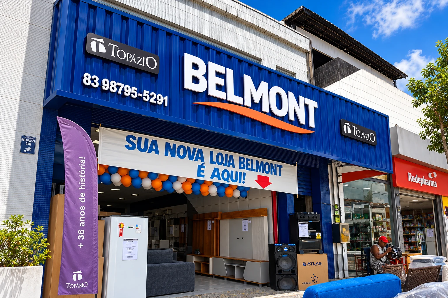 Lojas Belmont, colchões e móveis na Paraíba