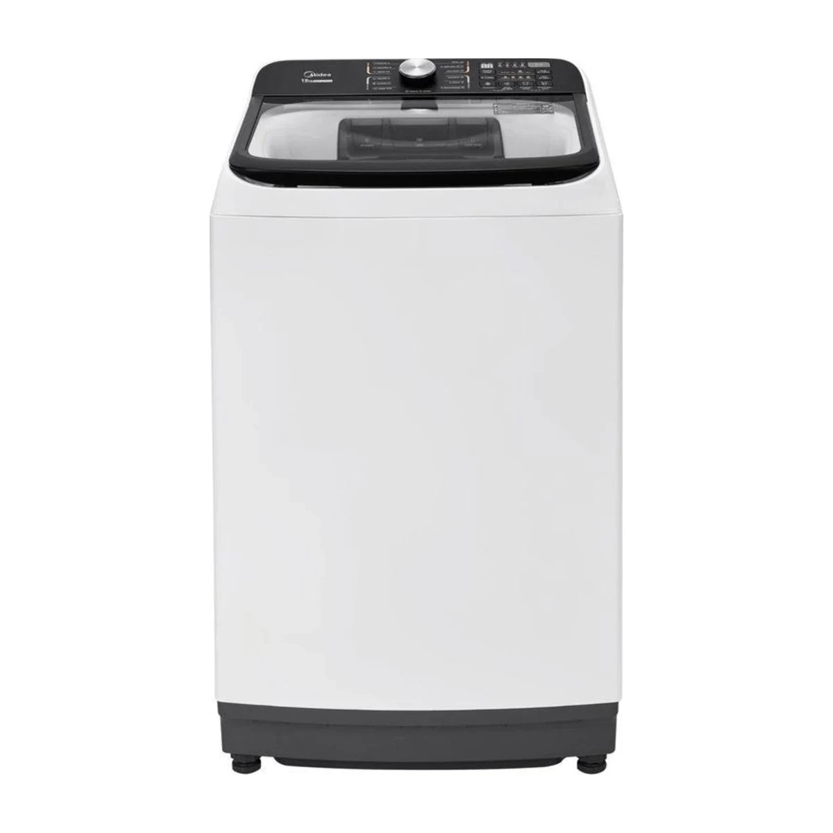 Lavadora de Roupas Midea Wave Agitator 15 kg Branca MA512W150A 220V, foto de catálogo em fundo branco