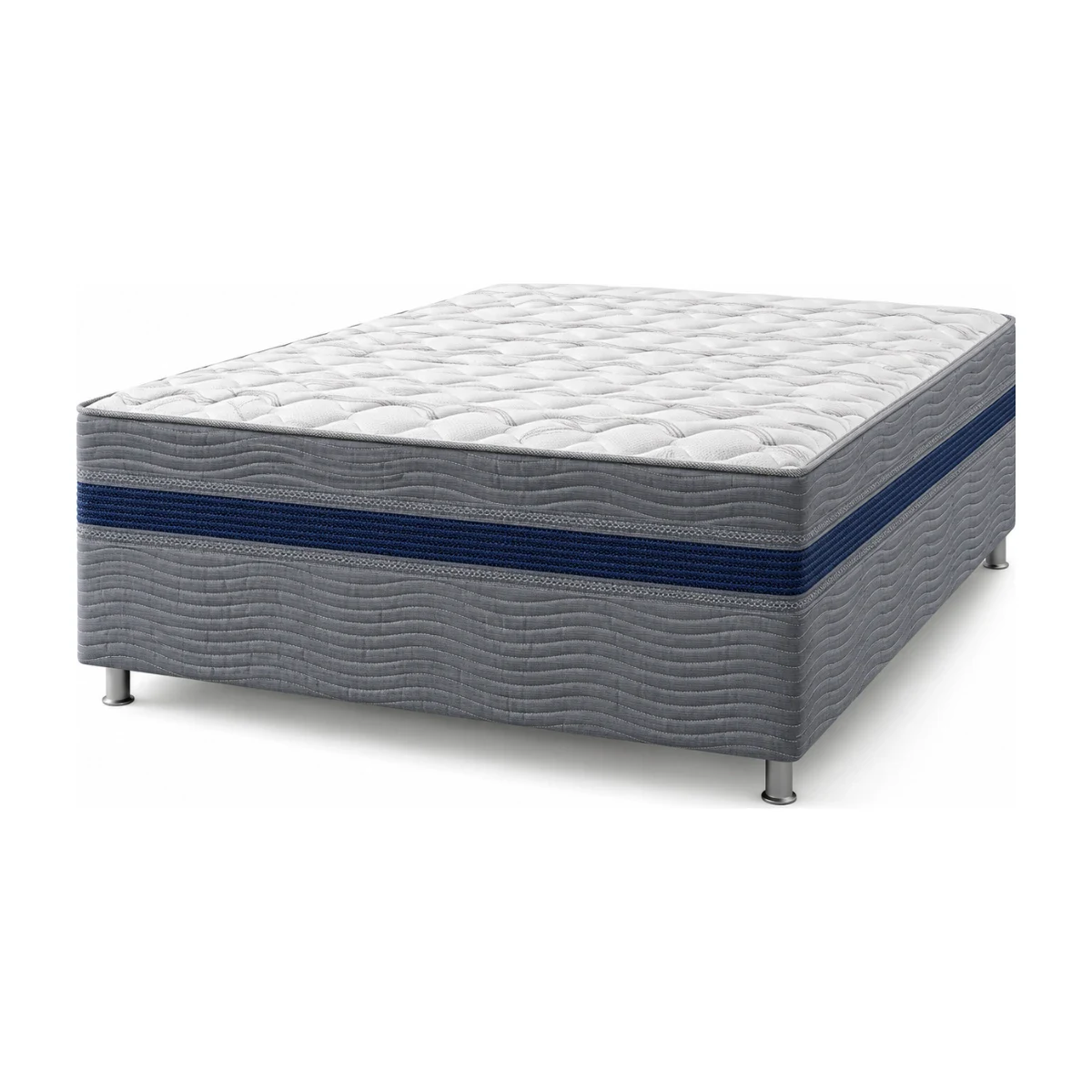 Unibox Bonsono Melinda Pocket Molas Ensacadas Casal 138x188x52 cm, foto de catálogo em fundo branco