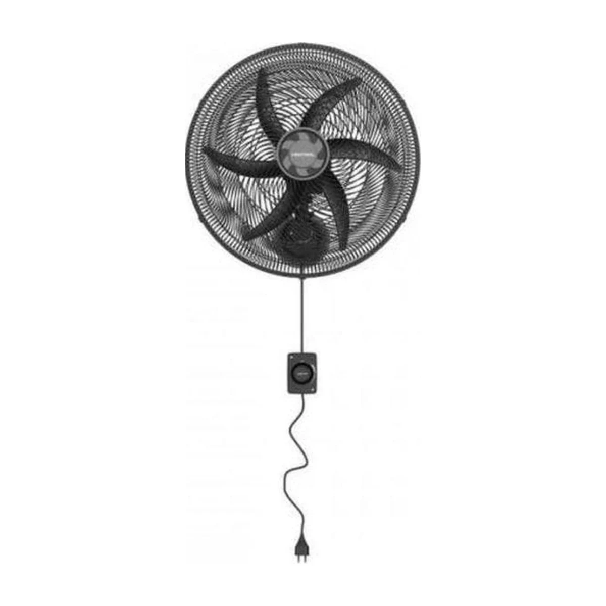 Ventilador de Parede Ventisol Monta Fácil 50 cm Preto, foto de catálogo em fundo branco
