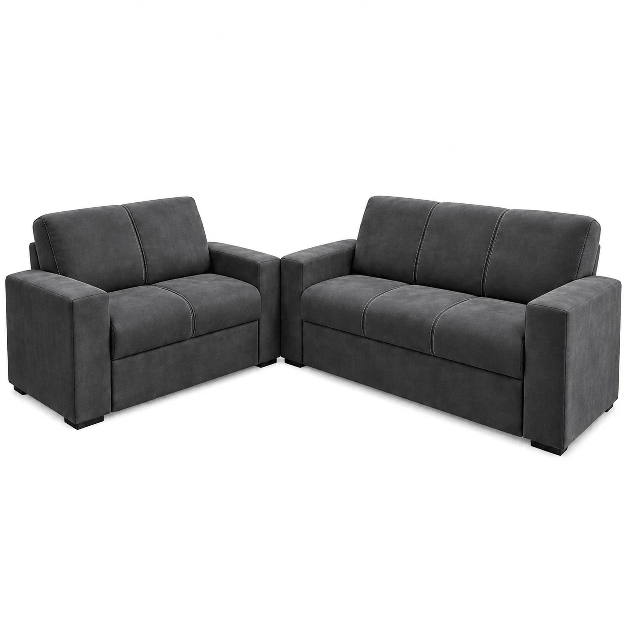 Sofá Tekshine Top 3 Lugares 1,70 m Cinza