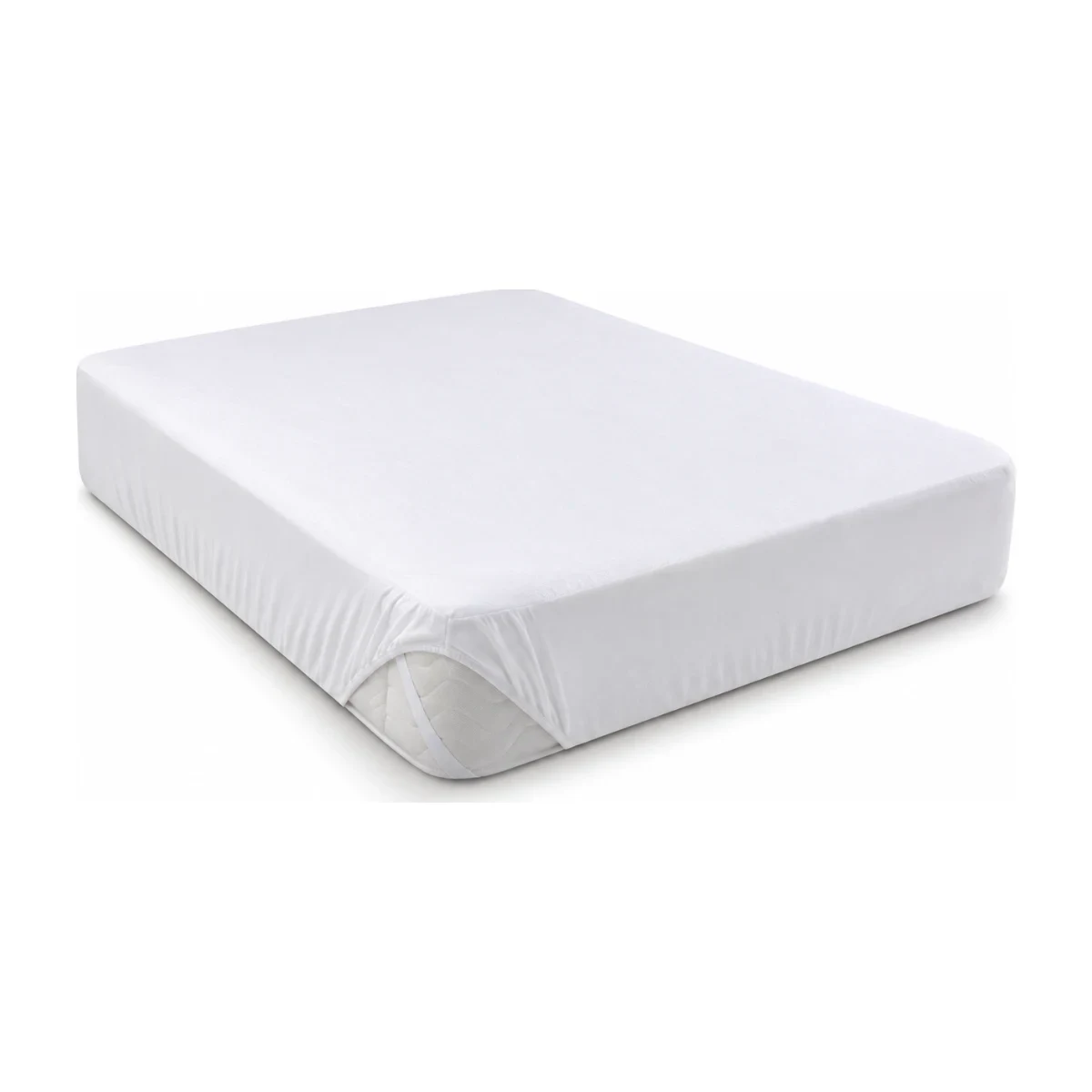Protetor soft para colchão solteirão branco