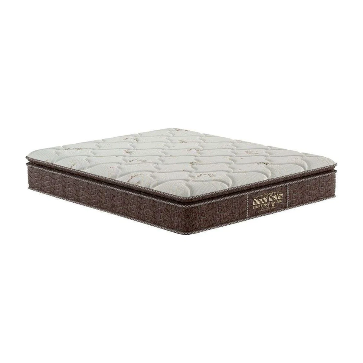 Colchão Probel Guarda Costas Extra Firme Espuma Queen 158x198x30 cm, foto de catálogo em fundo branco