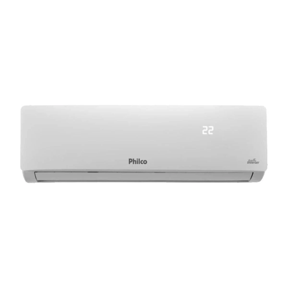 Evaporadora Philco PAC9FC 9.000 BTUs Inverter Frio 220V, foto de catálogo em fundo branco