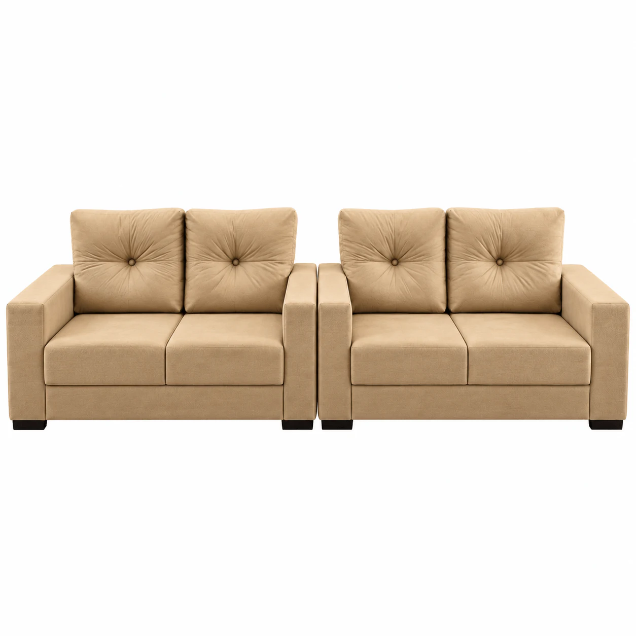 Conjunto de Sofá Tekshine Villagem 2 e 3 Lugares com Almofadas