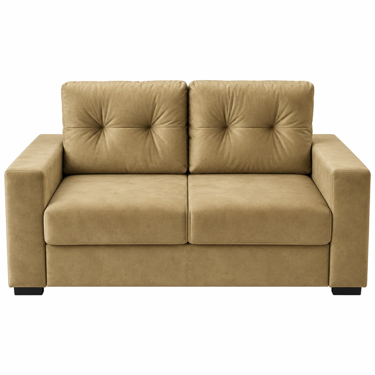 Sofá Tekshine Villagem 2 Lugares com Almofadas Chinchila Ref. 100119