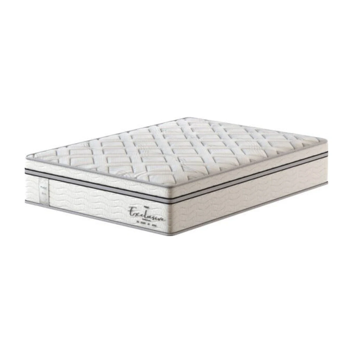 Colchão Probel Guarda Costas Exclusive King 193x203x34 cm, foto de catálogo em fundo branco