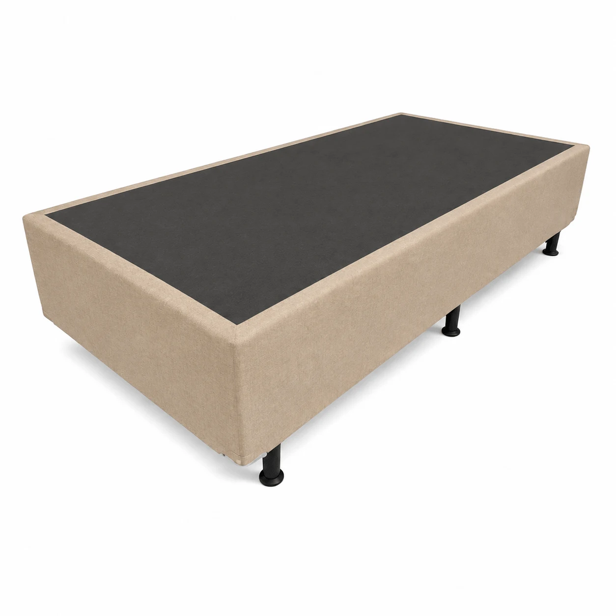 Base Box Topázio Stylos Solteiro 88x188x30 cm Bege