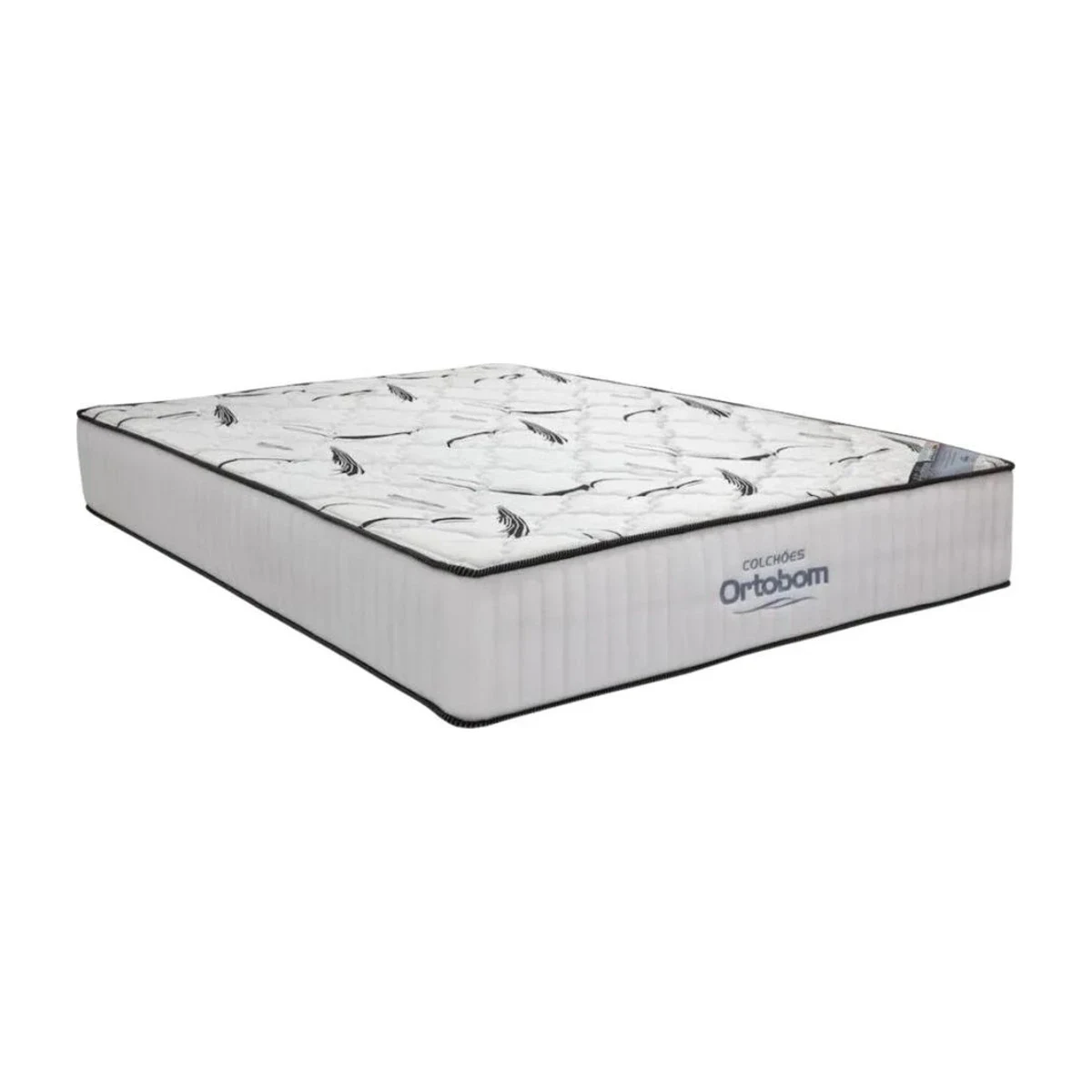 Colchão Ortobom Highfoam Espuma HR Casal 138x188x28 cm, foto de catálogo em fundo branco