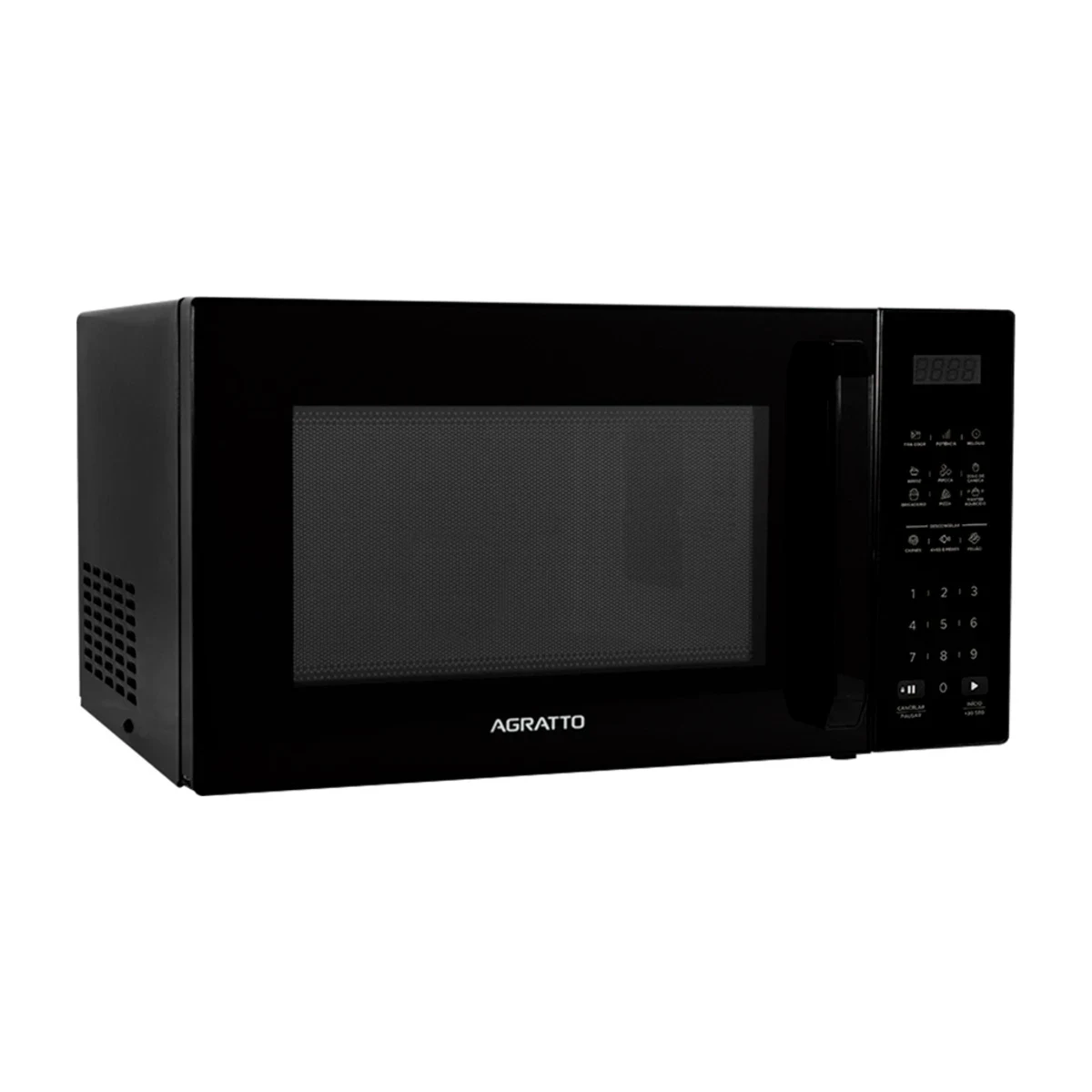 Micro-ondas Agratto AMIC01N-02 32 Litros 1400W Preto 220V, foto de catálogo em fundo branco