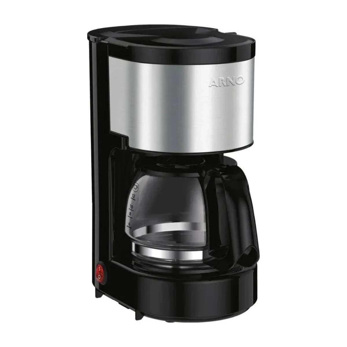 Cafeteira Elétrica Arno Perfectta Inox CFPI 220V, foto de catálogo em fundo branco
