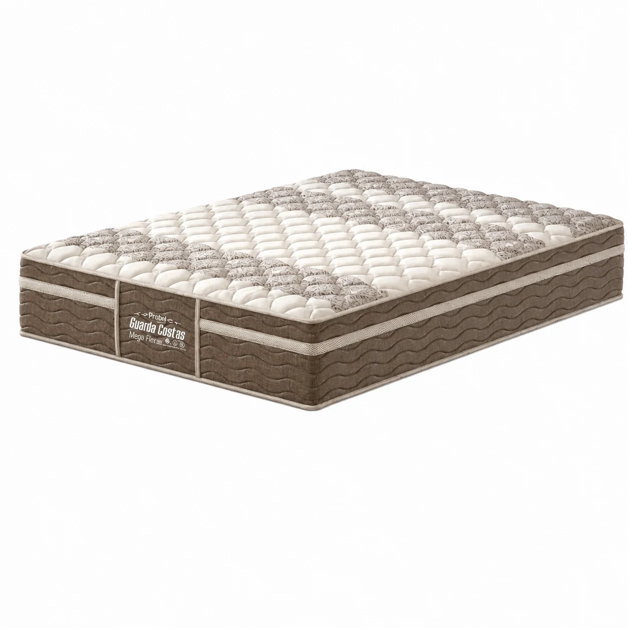 Colchão Probel Guarda Costas Mega Firme Espuma Casal 138x188x28 cm