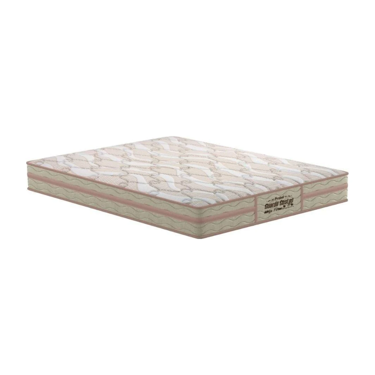 Colchão Probel Guarda Costas Mega Firme Queen 158x198x28 cm, foto de catálogo em fundo branco