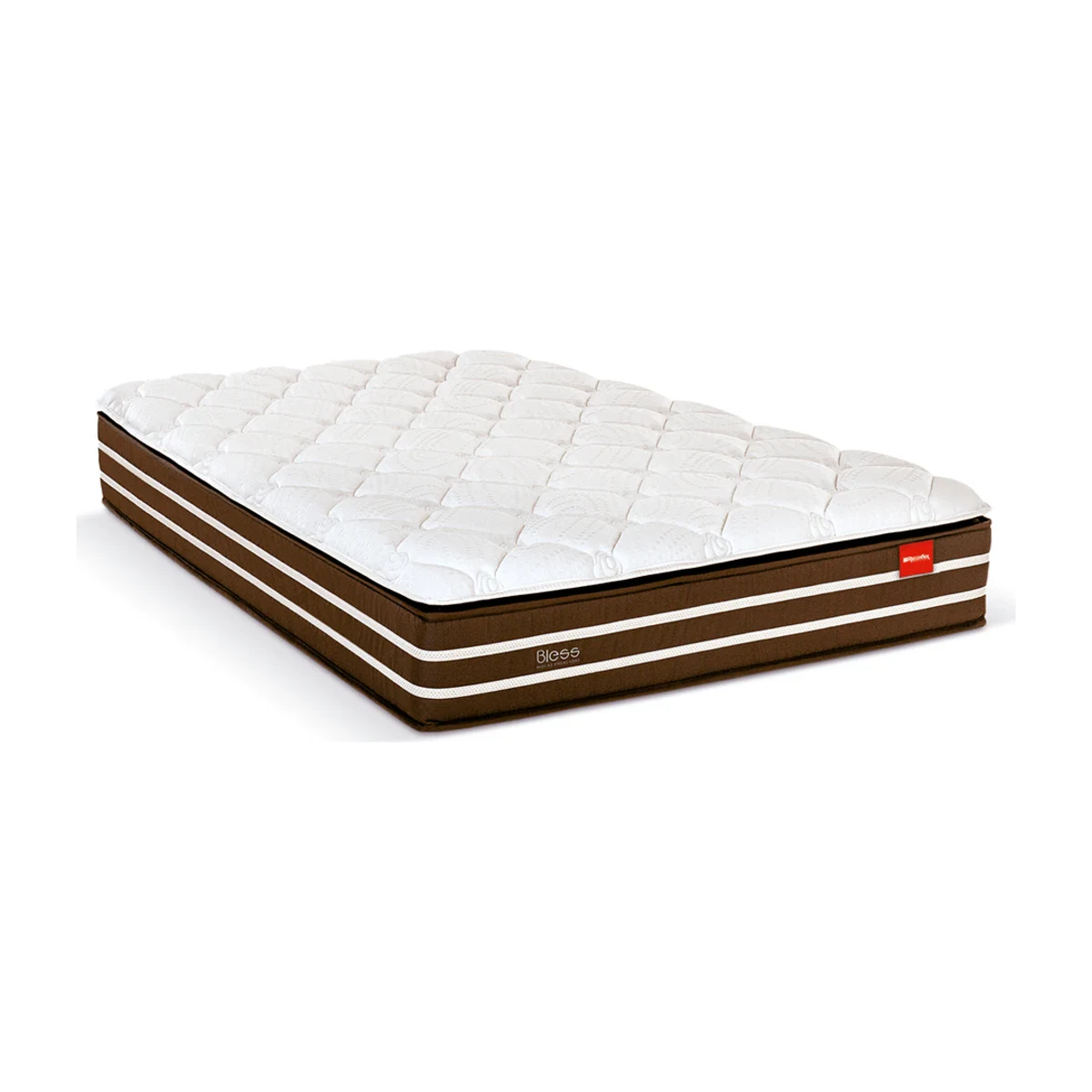 Colchão Reconflex Bless Molas Ensacadas Casal 138x188x28 cm, foto de catálogo em fundo branco