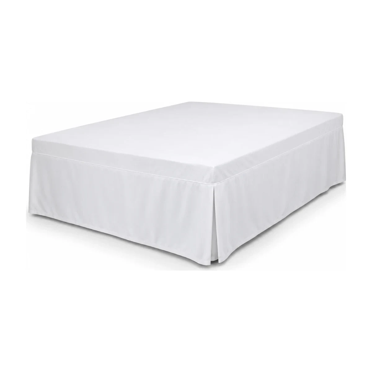 Saia para cama box Döhler lisa com tampo 36 cm solteirão