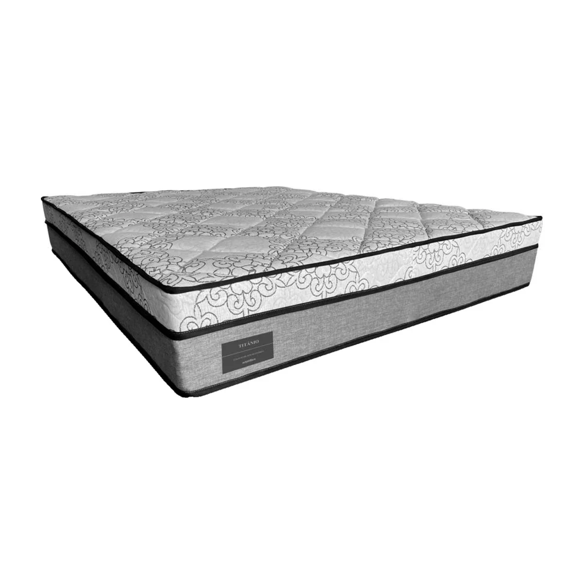 Colchão Ortonobre Titânio Espuma e EPS Solteirão 88x188x24 cm, foto de catálogo em fundo branco