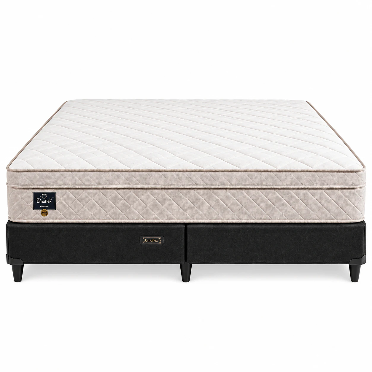 Conjunto Box Umaflex Destak Queen 158x198