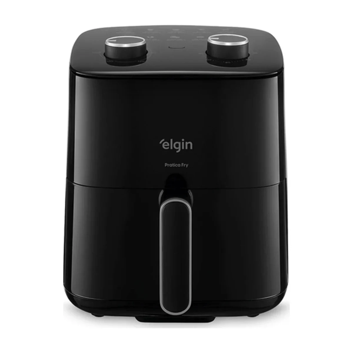 Air Fryer Elgin Prática Fry 3,7 Litros Preta, foto de catálogo em fundo branco