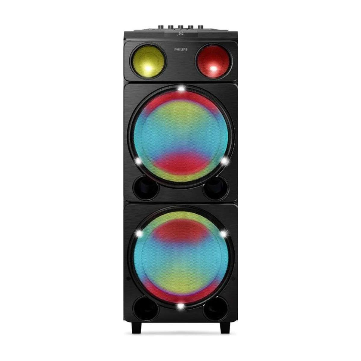 Caixa de Som Amplificada Philips Party Speaker TAX5509/78 2400W, foto de catálogo em fundo branco