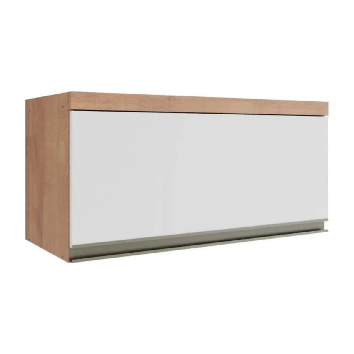 Armário Aéreo de Geladeira Ronipa Chardonnay 80 cm Castanho e Branco, foto de catálogo em fundo branco