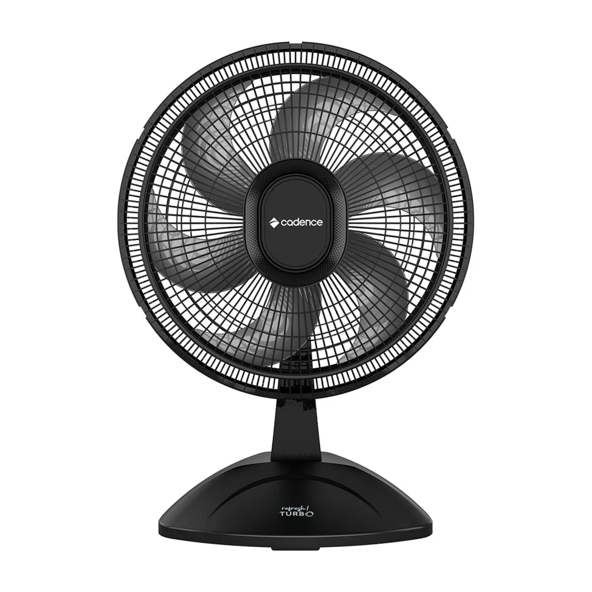Ventilador de Mesa Cadence Refresh Turbo VTR410 40 cm 140W Preto 220V, foto de catálogo em fundo branco