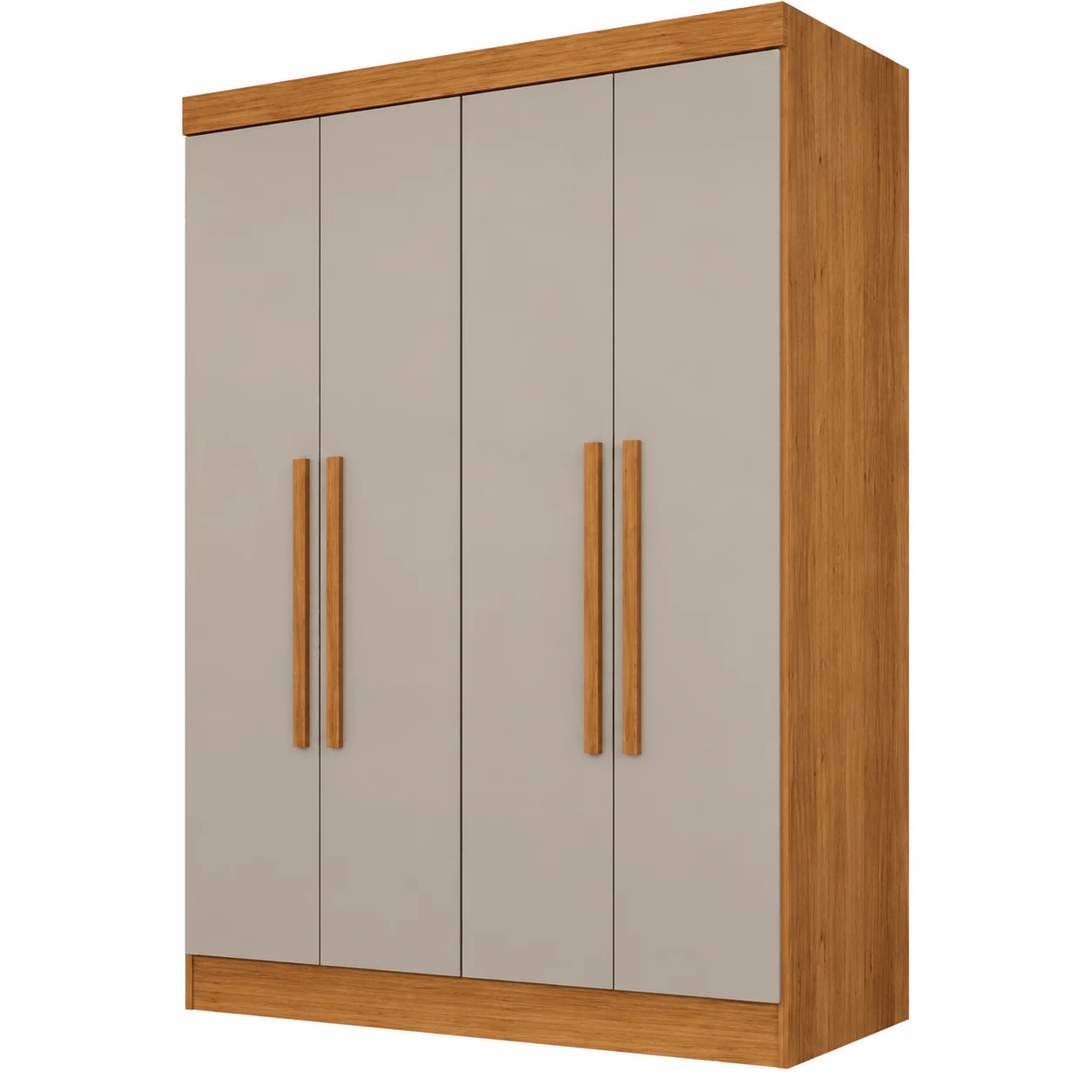 Guarda-roupa Sallêto Recife 4 Portas 2 Gavetas